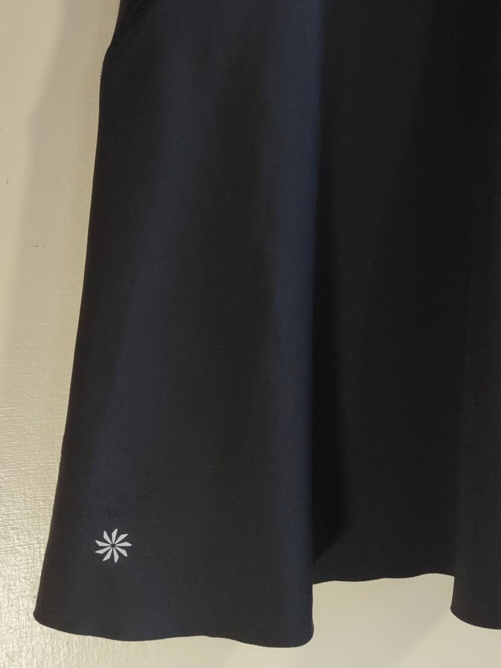 Athleta Ace Black Tennis Dress Sz Small Active Wear 1/4 Zip Sleeveless Golf - Picture 7 of 9